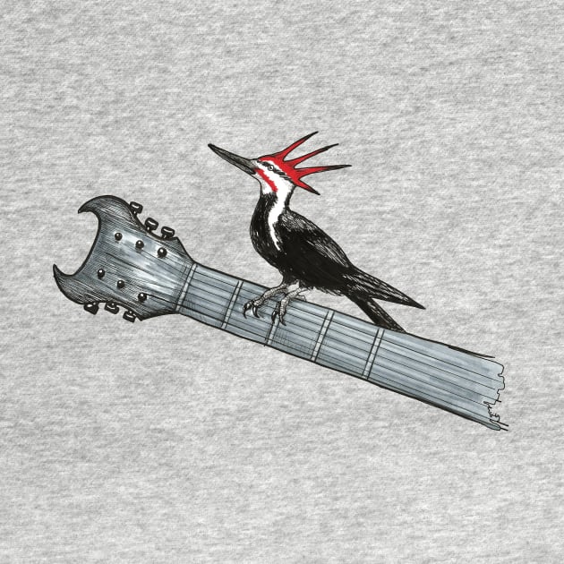 Punk Rock Woodpecker by AmysBirdHouse